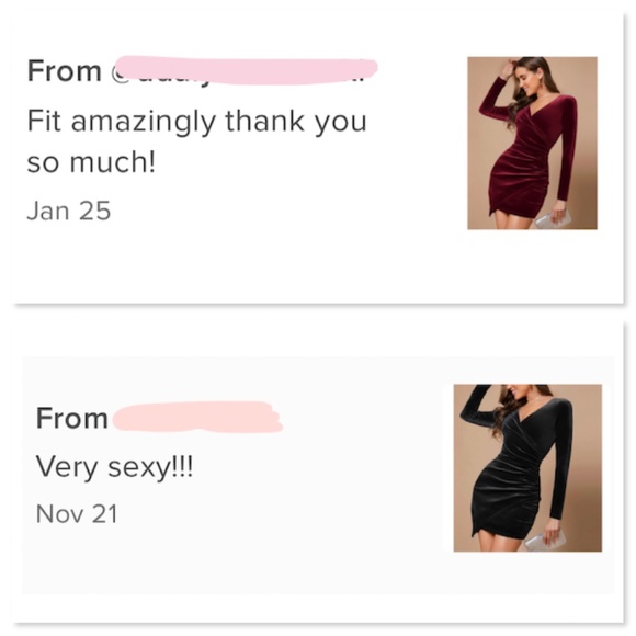 Green Velvet V-Neck Long Sleeve Mini Dress - Picture 7 of 8